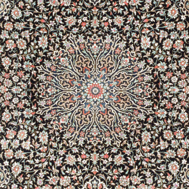 Persisk tæppe - Ghom - 119 x 79 cm - mørkeblå