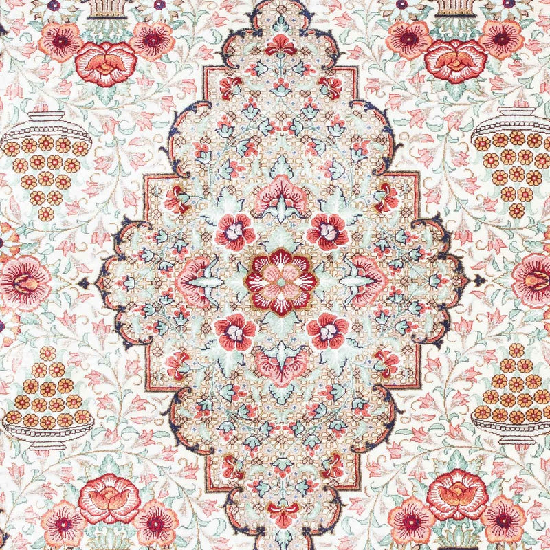 Persisk tæppe - Ghom - 125 x 84 cm - beige