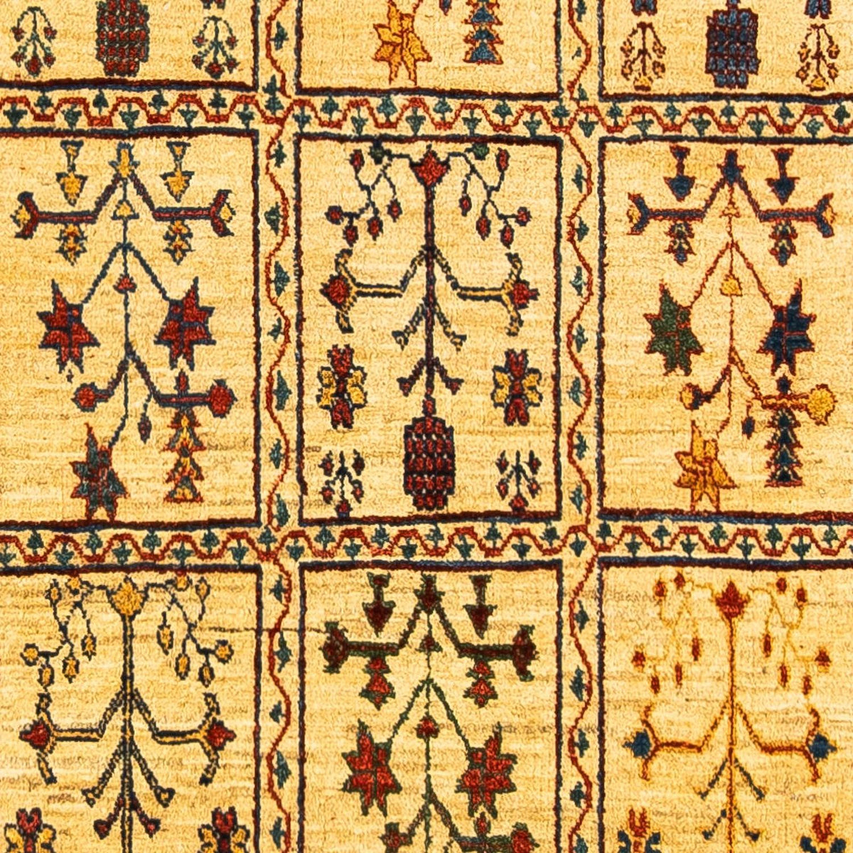 Gabbeh-tæppe - Kashkuli Persisk - 143 x 105 cm - beige
