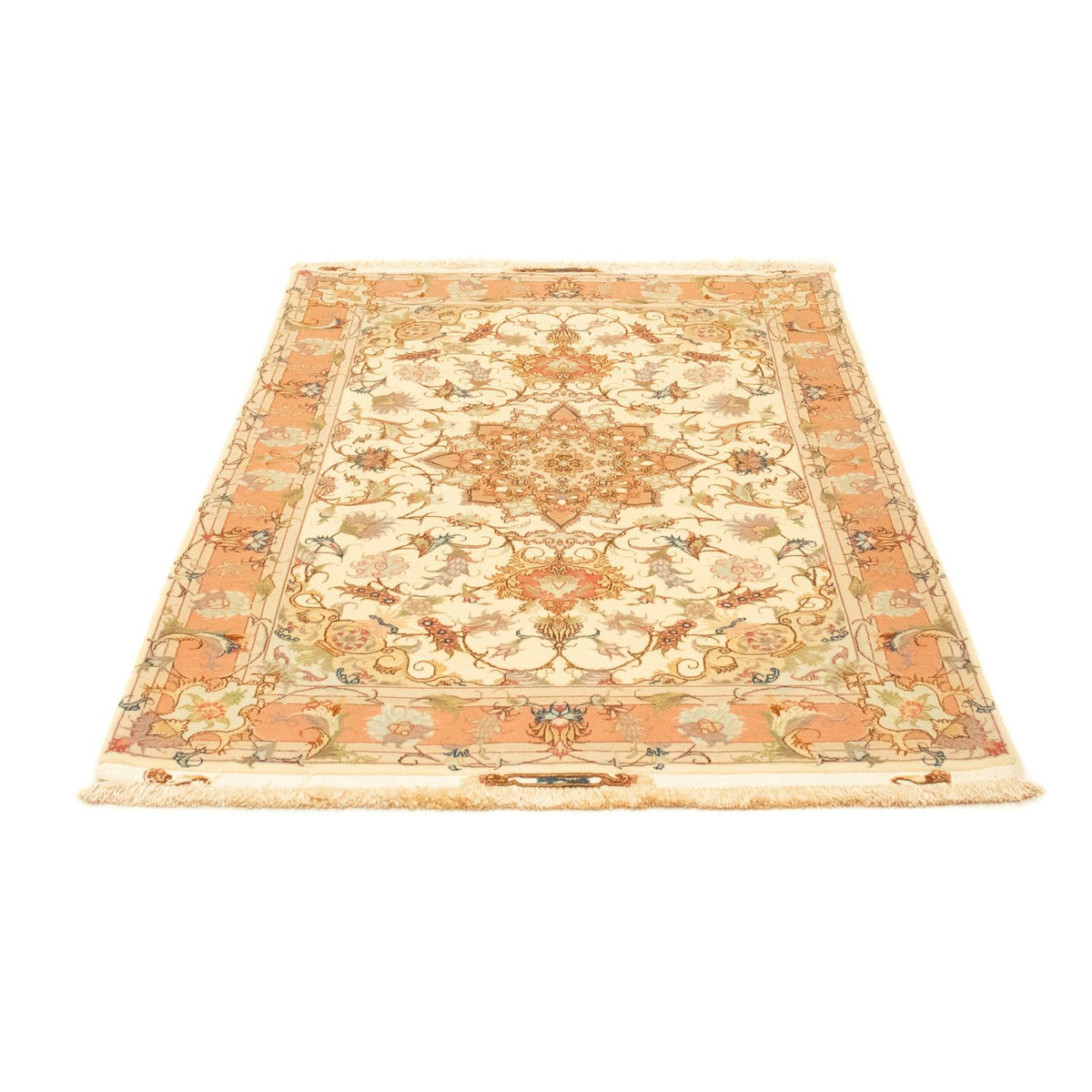 Persisk tæppe - Tabriz - Royal - 150 x 104 cm - beige