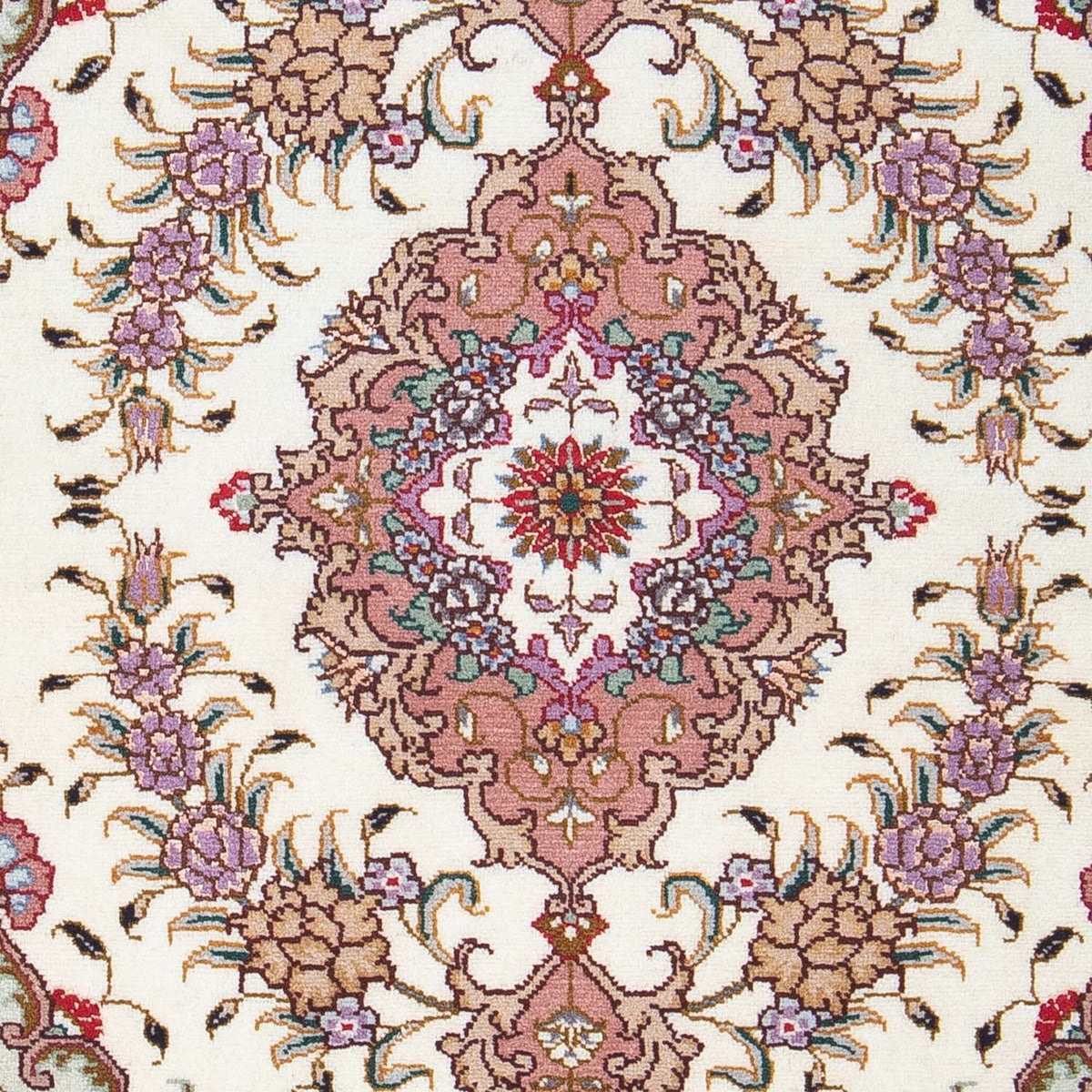 Persisk tæppe - Tabriz - Royal - 90 x 60 cm - beige