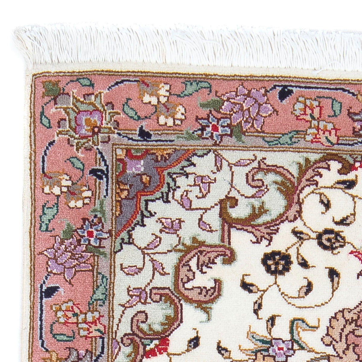 Persisk tæppe - Tabriz - Royal - 90 x 60 cm - beige