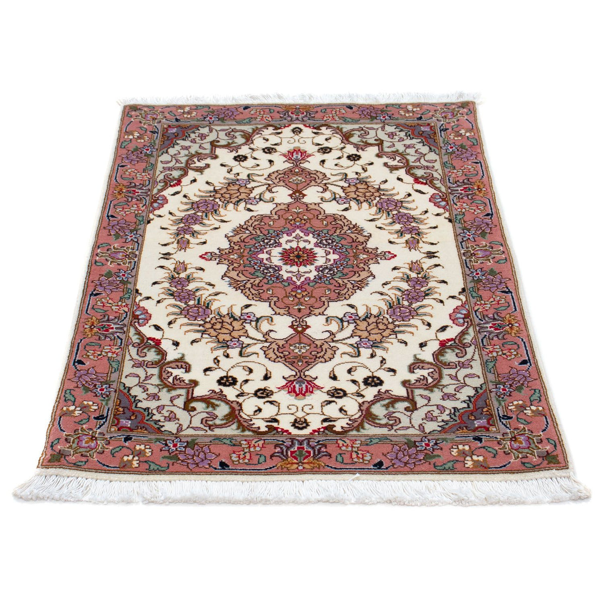 Persisk tæppe - Tabriz - Royal - 90 x 60 cm - beige