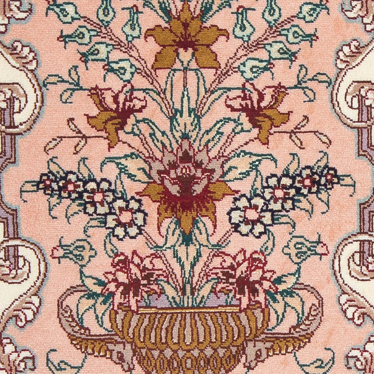 Persisk tæppe - Tabriz - Royal - 90 x 60 cm - beige