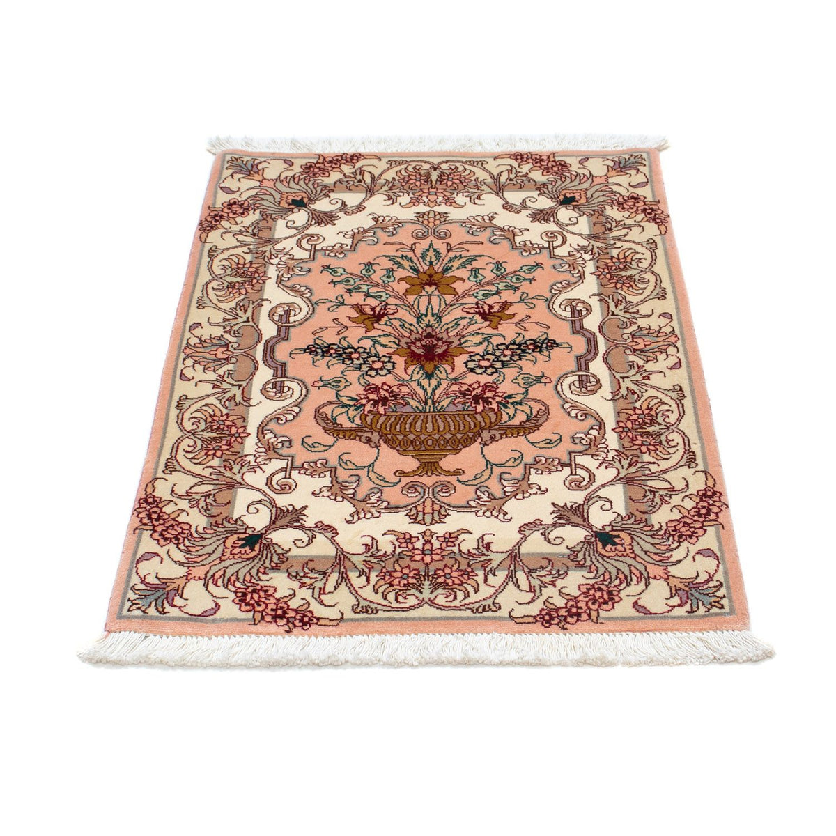 Persisk tæppe - Tabriz - Royal - 90 x 60 cm - beige