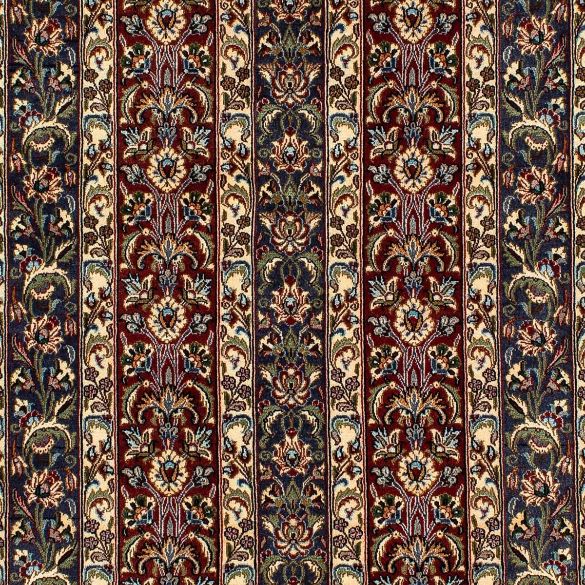 Silketæppe - Ghom Silk - Premium - 202 x 132 cm - flerfarvet