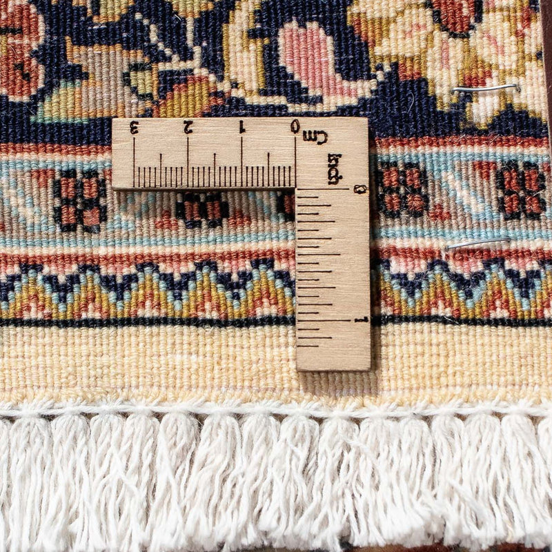 Persisk tæppe - Ghom - 113 x 68 cm - sennepsgul