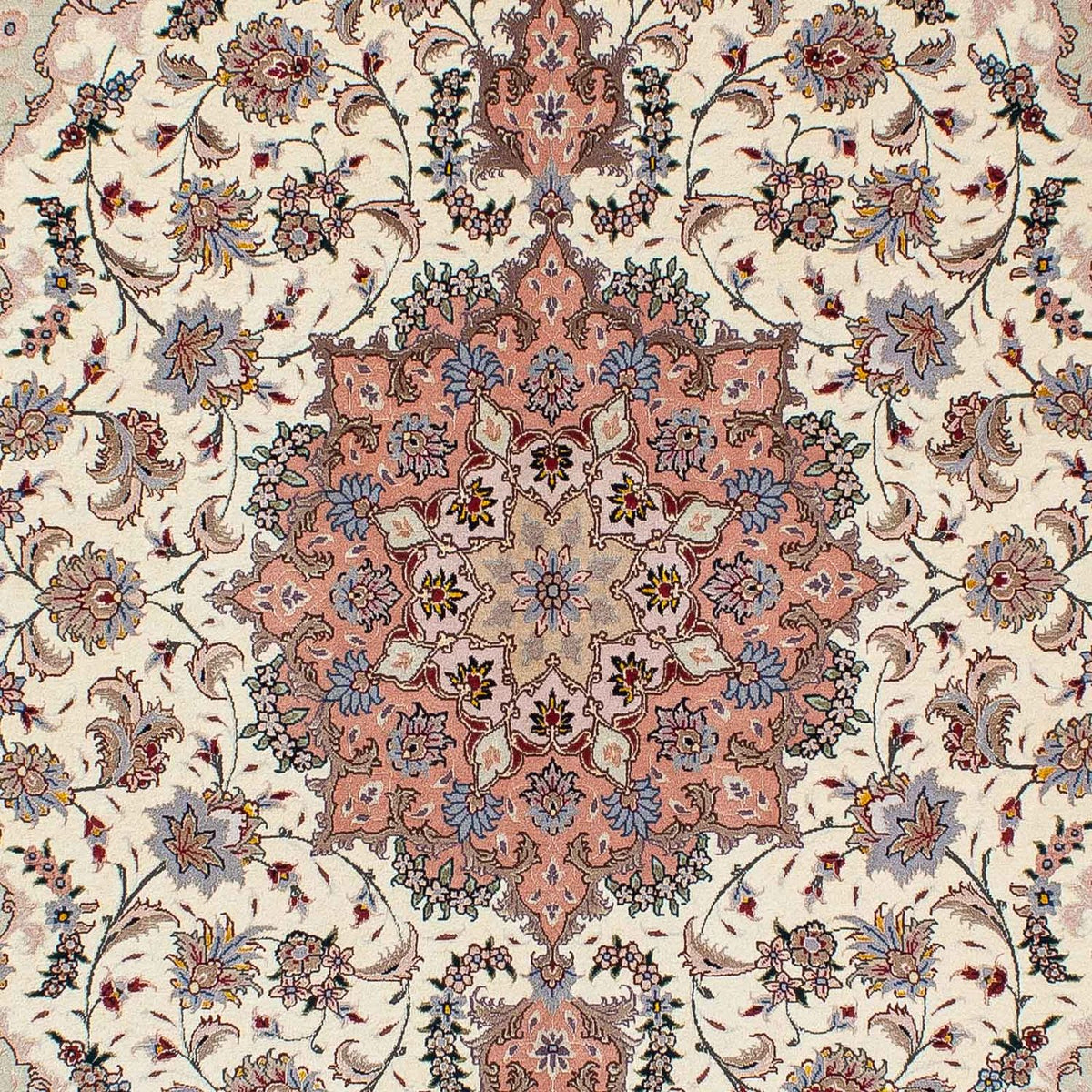 Persisk tæppe - Tabriz - Royal - 205 x 154 cm - beige