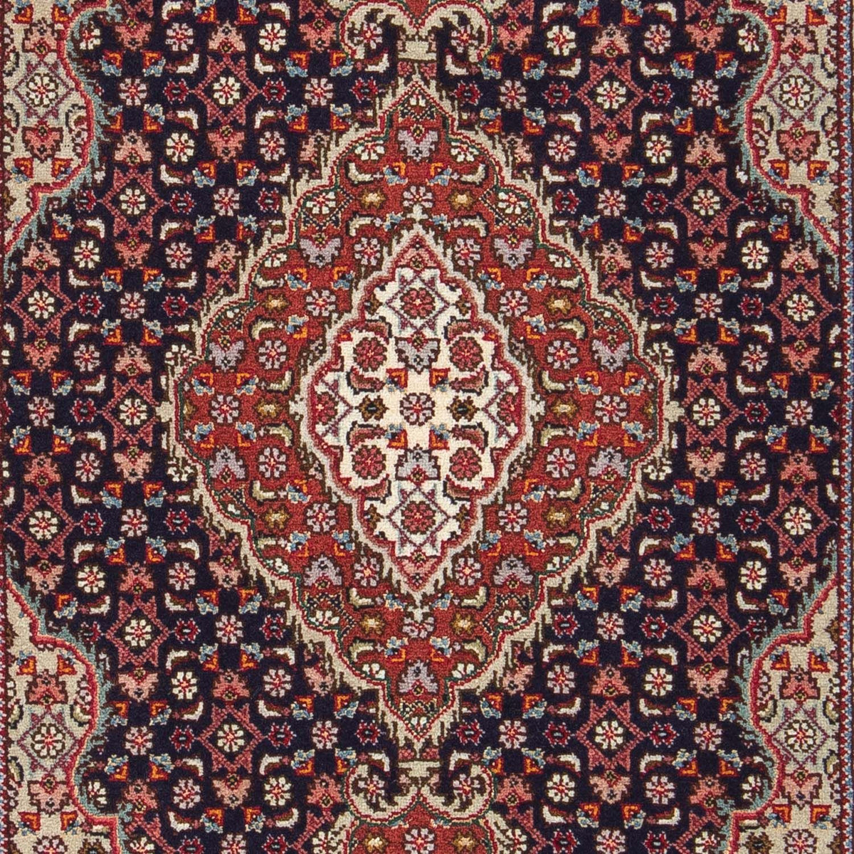 Persisk tæppe - Tabriz - Royal - 90 x 60 cm - mørkeblå