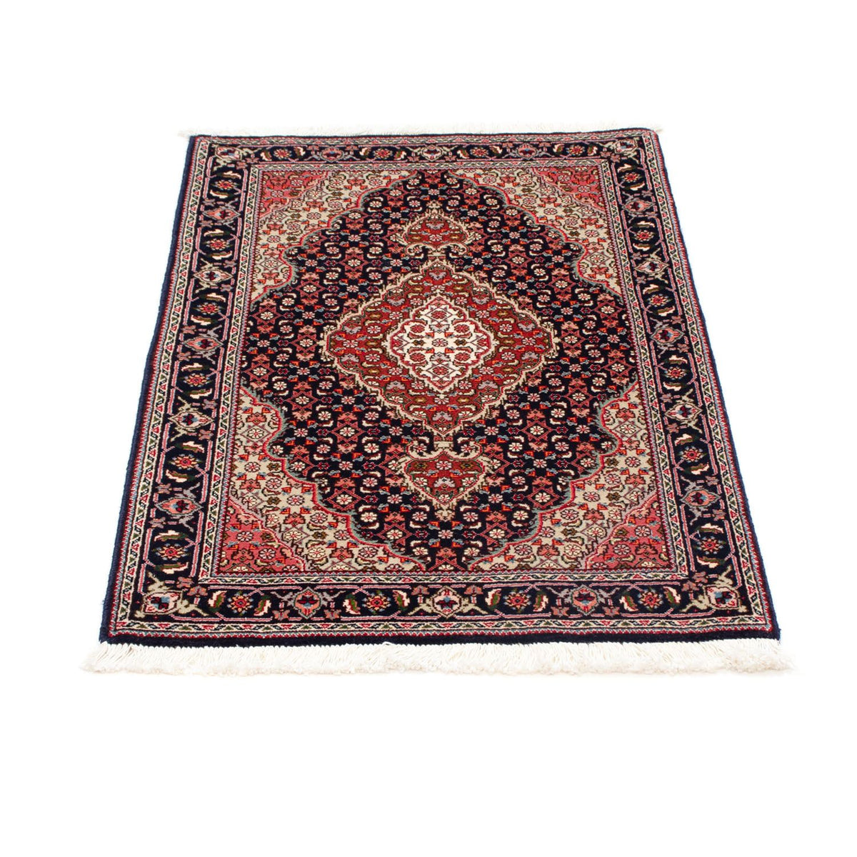 Persisk tæppe - Tabriz - Royal - 90 x 60 cm - mørkeblå
