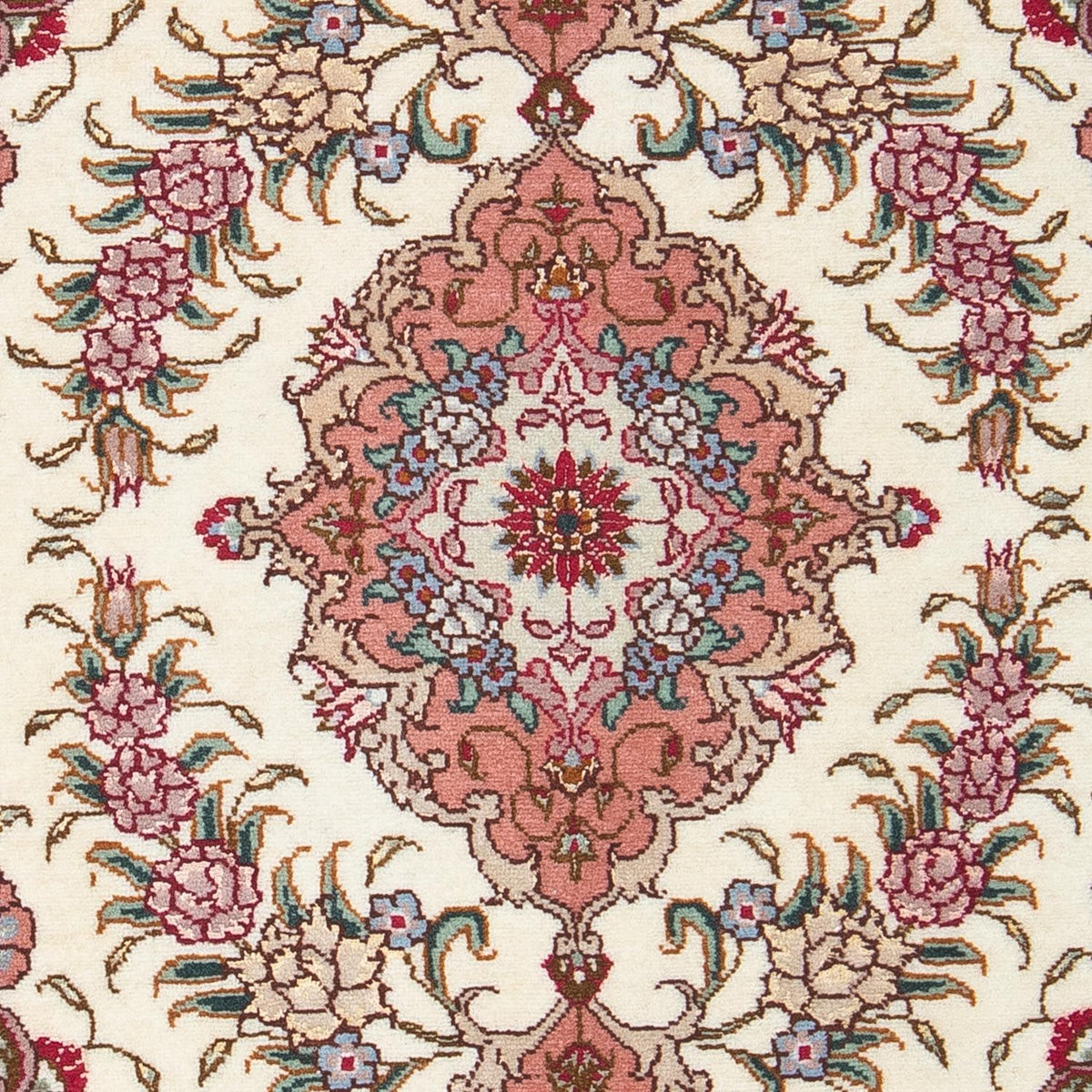 Persisk tæppe - Tabriz - Royal - 87 x 60 cm - beige
