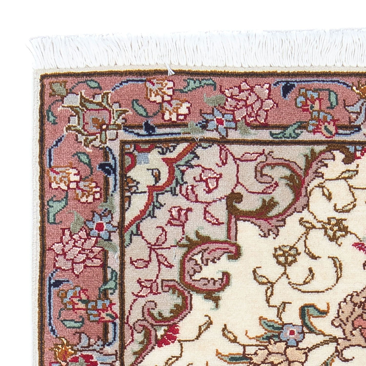 Persisk tæppe - Tabriz - Royal - 87 x 60 cm - beige