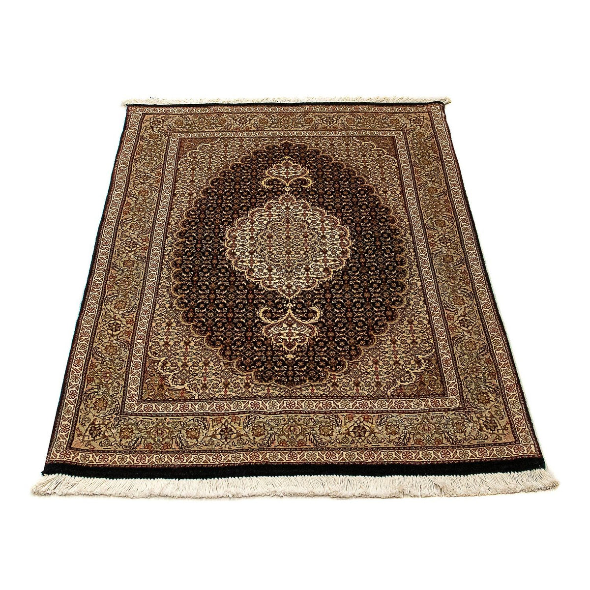 Persisk tæppe - Tabriz - Royal - 120 x 80 cm - mørkeblå