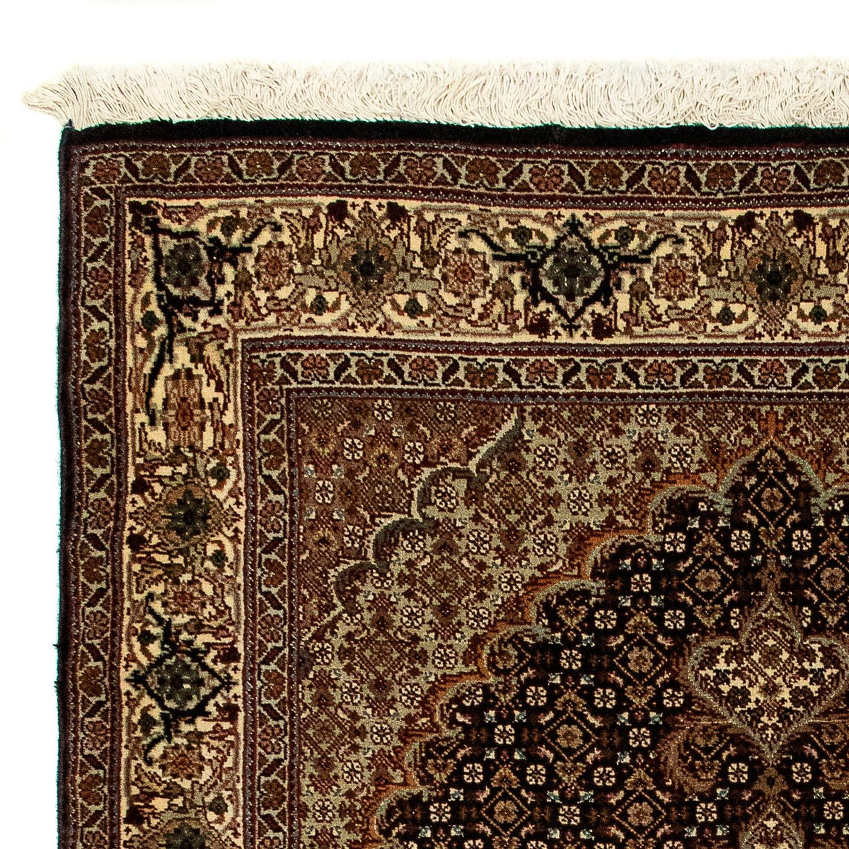 Persisk tæppe - Tabriz - Royal - 114 x 83 cm - mørkeblå