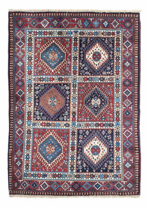 Persisk tæppe - Nomadisk - 146 x 102 cm - lysrød