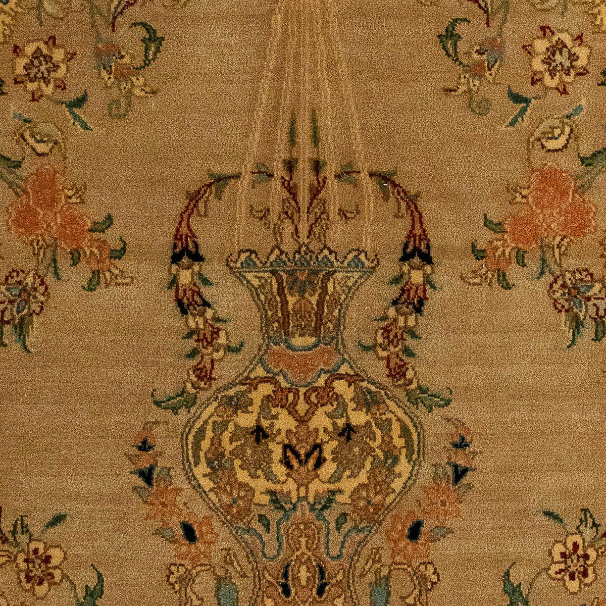 Persisk tæppe - Tabriz - Royal - 107 x 79 cm - brun