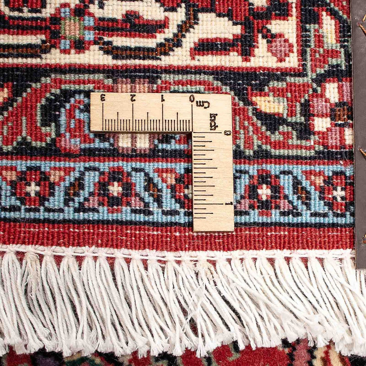 Persisk tæppe - Bijar - 220 x 153 cm - rød