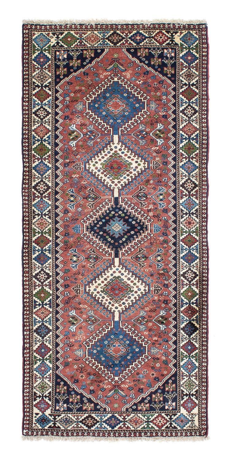 Løber Persisk tæppe - Nomadisk - 205 x 78 cm - lysrød