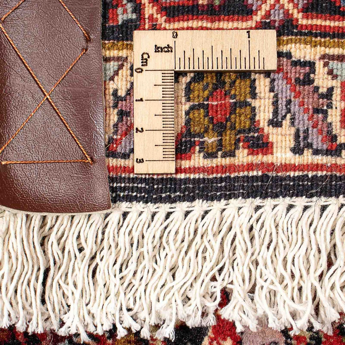 Persisk tæppe - Bijar - 225 x 136 cm - rød