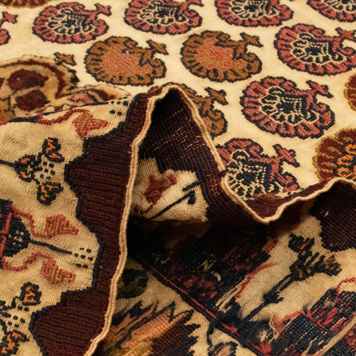 Kelim-tæppe - orientalsk - 171 x 138 cm - flerfarvet