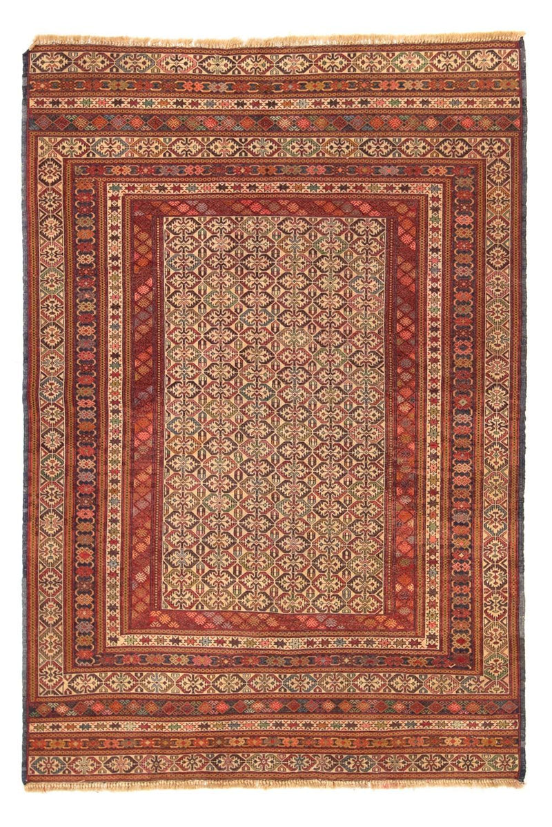 Kelim-tæppe - orientalsk - 182 x 125 cm - flerfarvet