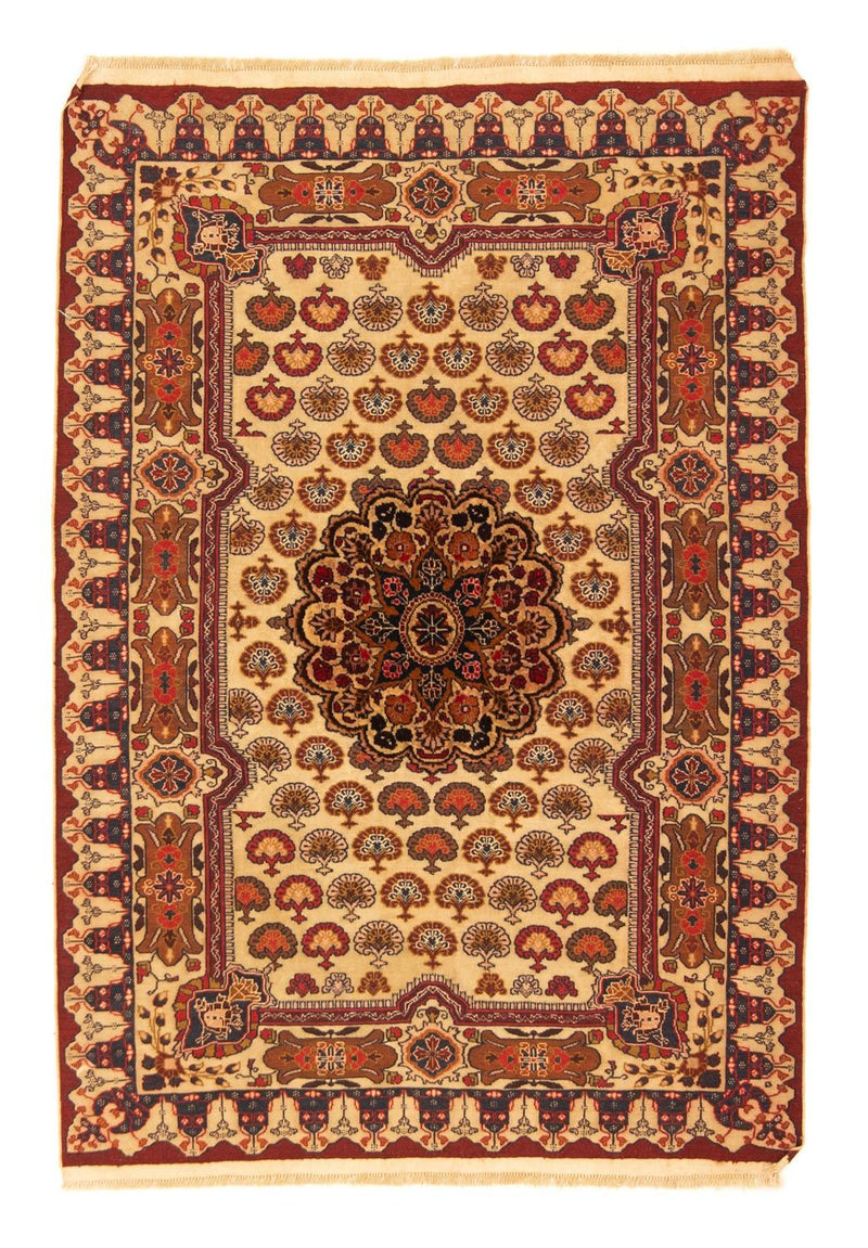 Kelim-tæppe - orientalsk - 188 x 137 cm - flerfarvet