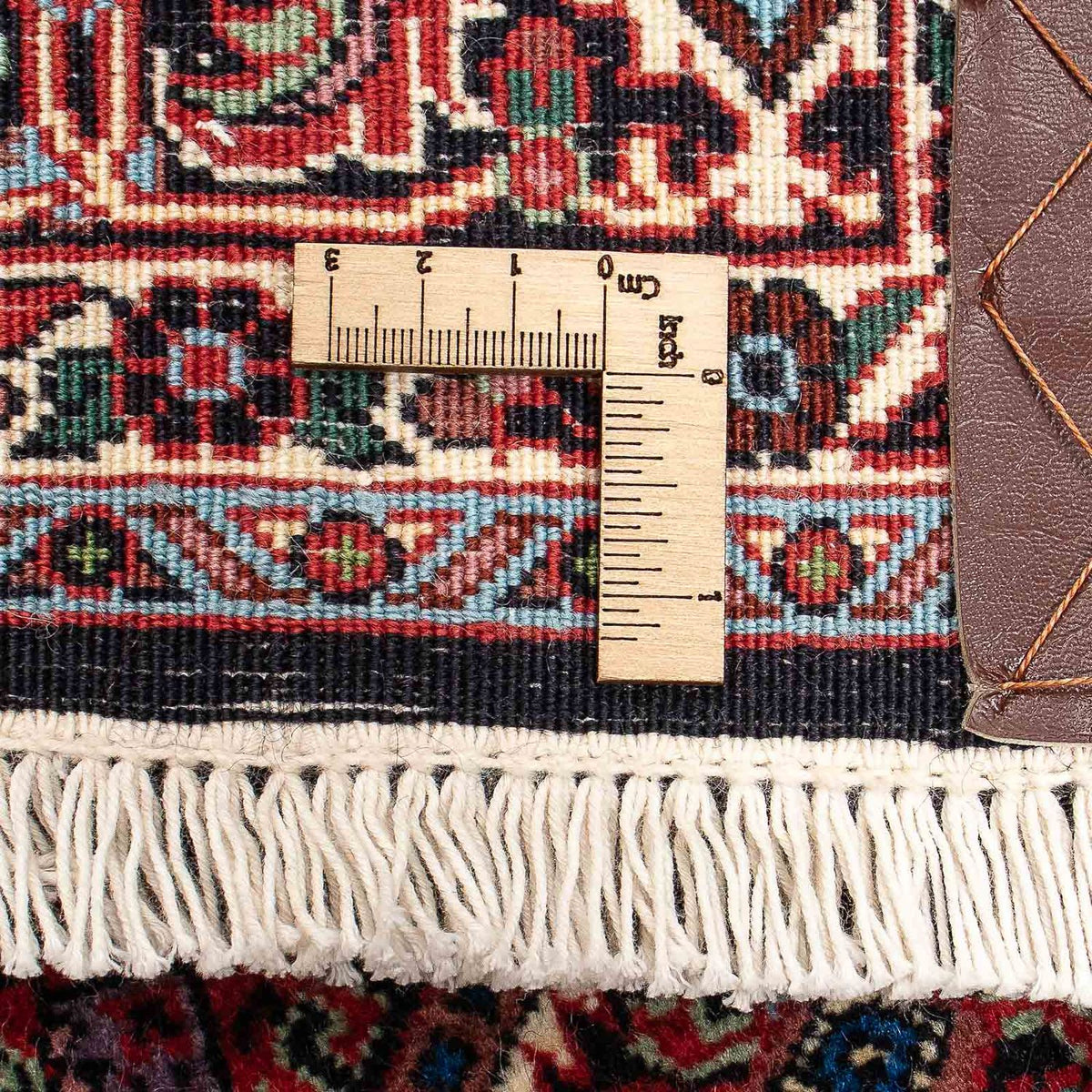 Persisk tæppe - Bijar - 212 x 133 cm - mørkeblå