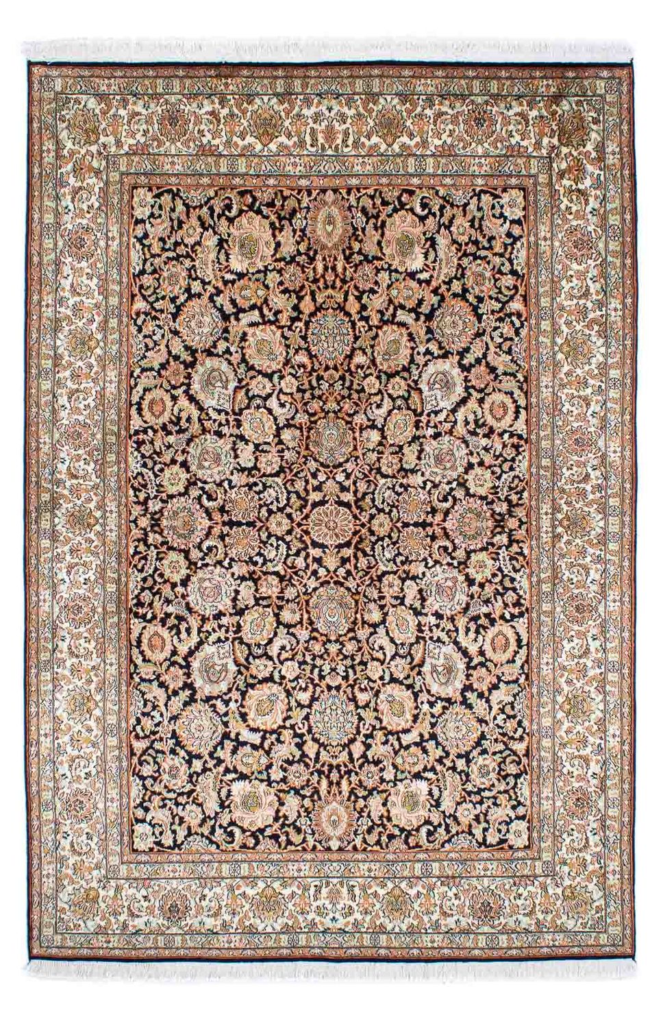 Persisk tæppe - Classic - 226 x 154 cm - mørkeblå