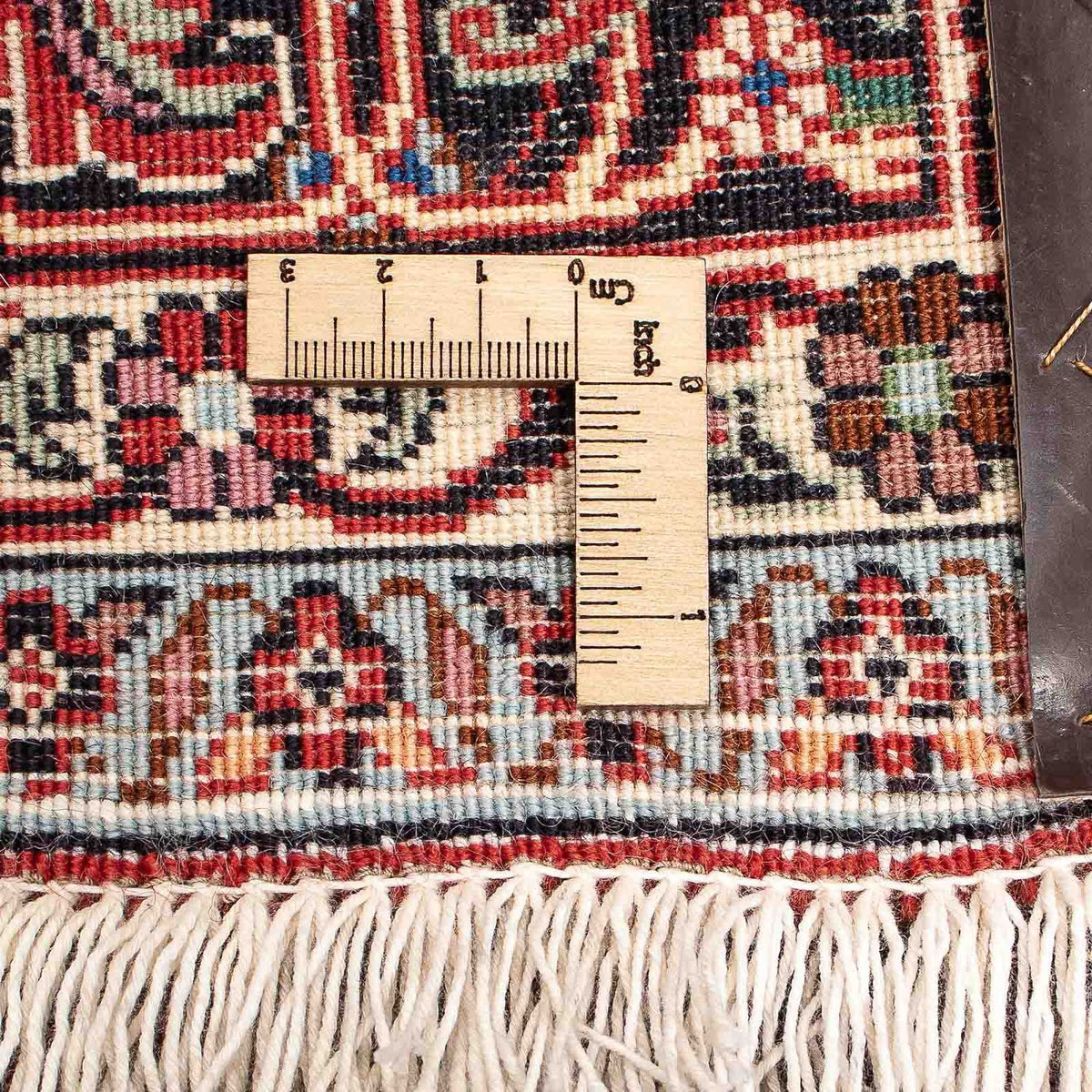 Persisk tæppe - Bijar - 208 x 132 cm - rød