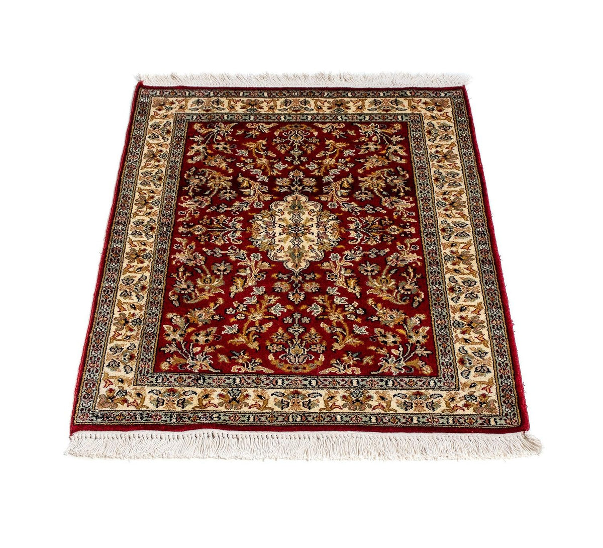 Persisk tæppe - Classic - 89 x 62 cm - mørkerød