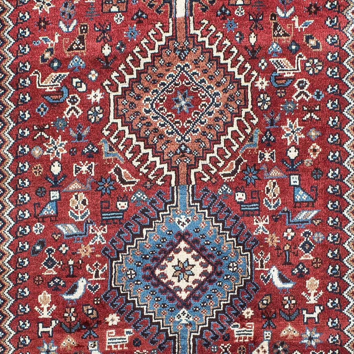 Løber Persisk tæppe - Nomadisk - 194 x 90 cm - rød