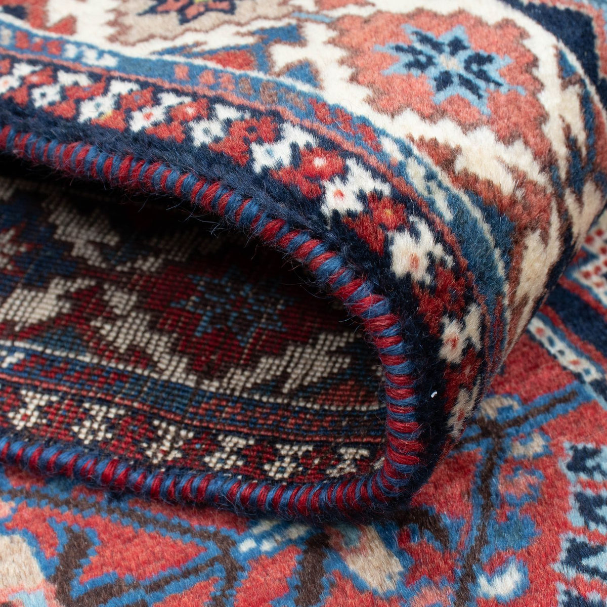 Løber Persisk tæppe - Nomadisk - 308 x 82 cm - flerfarvet