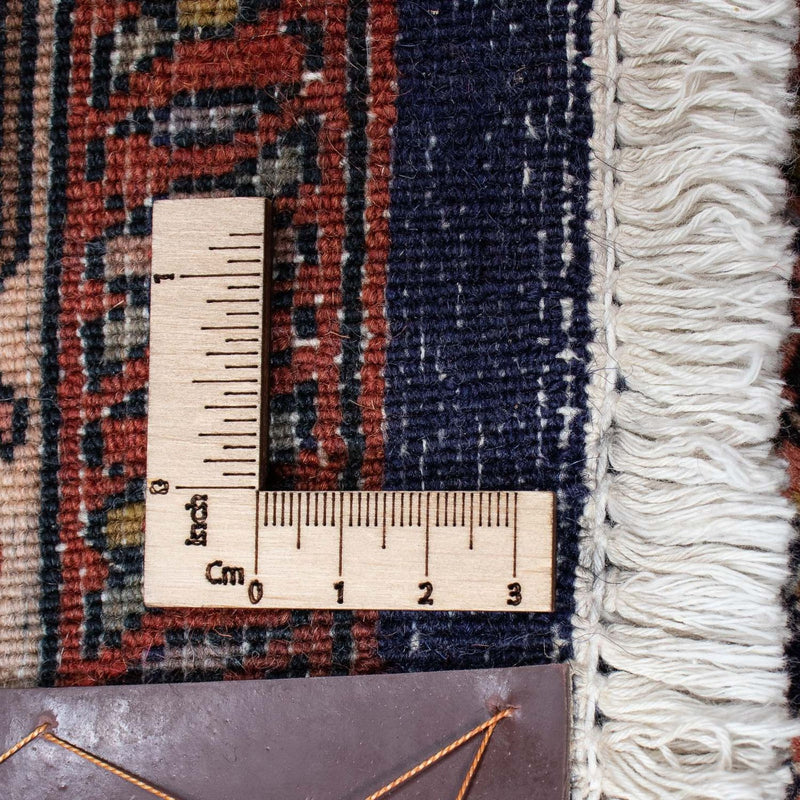 Persisk tæppe - Bijar - 210 x 136 cm - lysrød