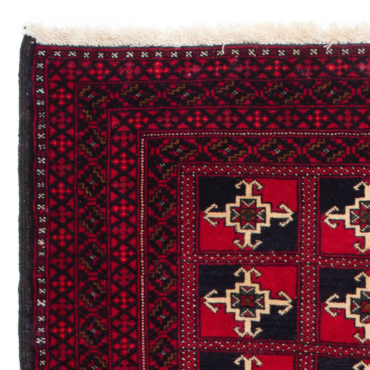 Baluch-tæppe - 137 x 97 cm - mørkerød
