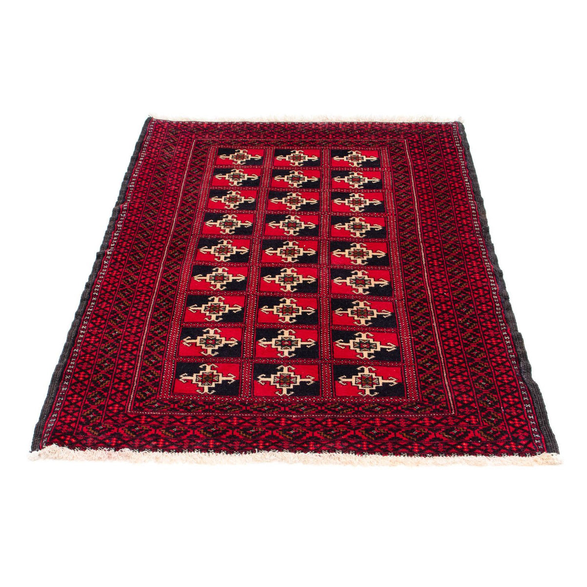 Baluch-tæppe - 137 x 97 cm - mørkerød