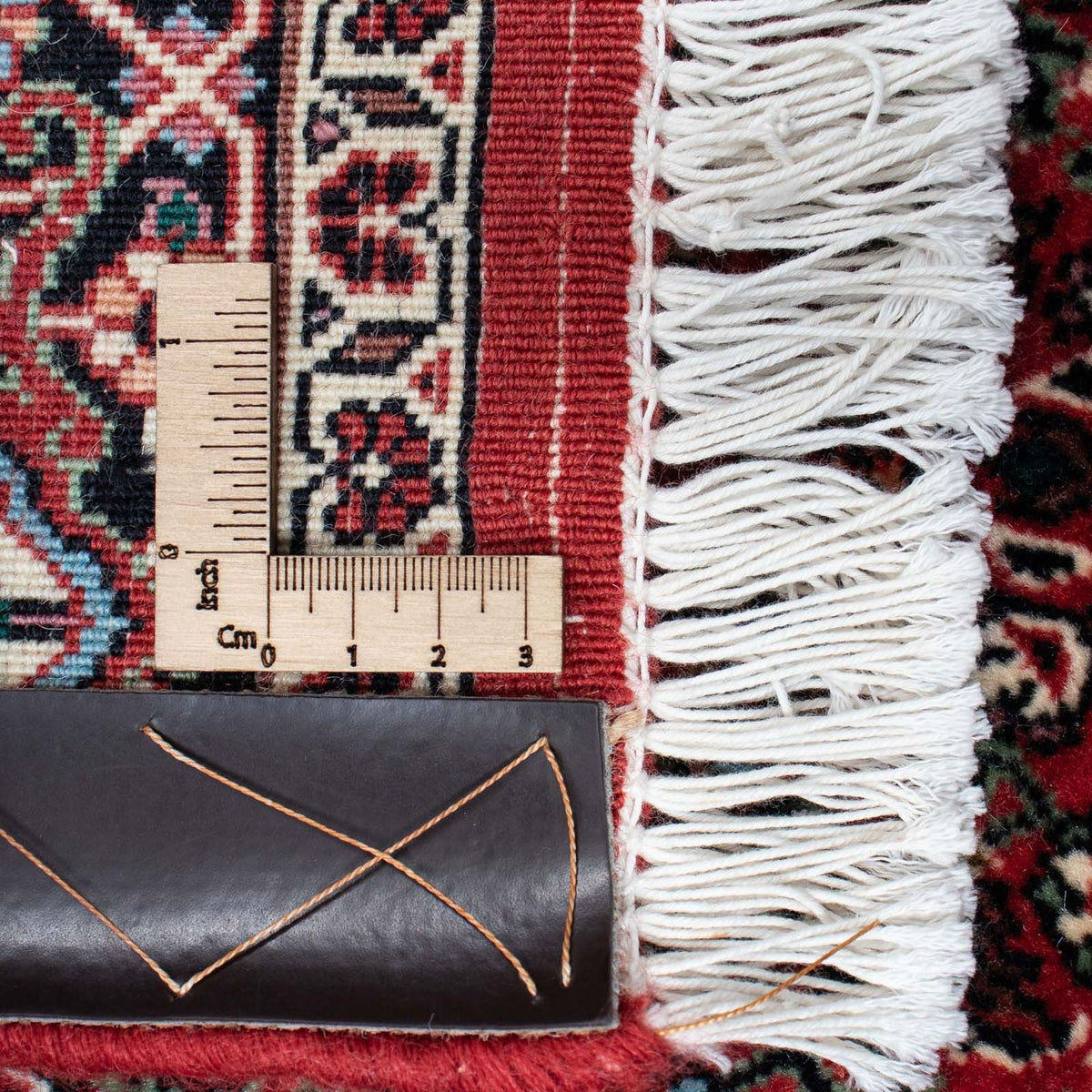 Løber Persisk tæppe - Bijar - 204 x 99 cm - rød