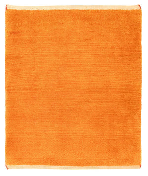 Gabbeh-tæppe - Persisk firkantet  - 94 x 80 cm - guld