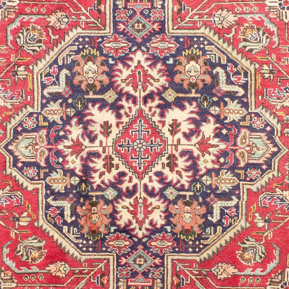 Persisk tæppe - Tabriz - 297 x 204 cm - rød