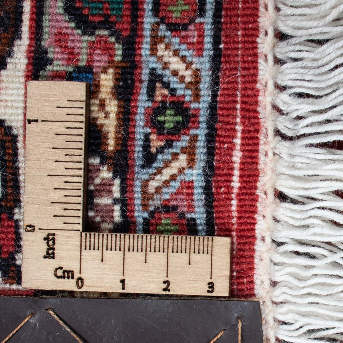 Persisk tæppe - Bijar - 202 x 132 cm - rød