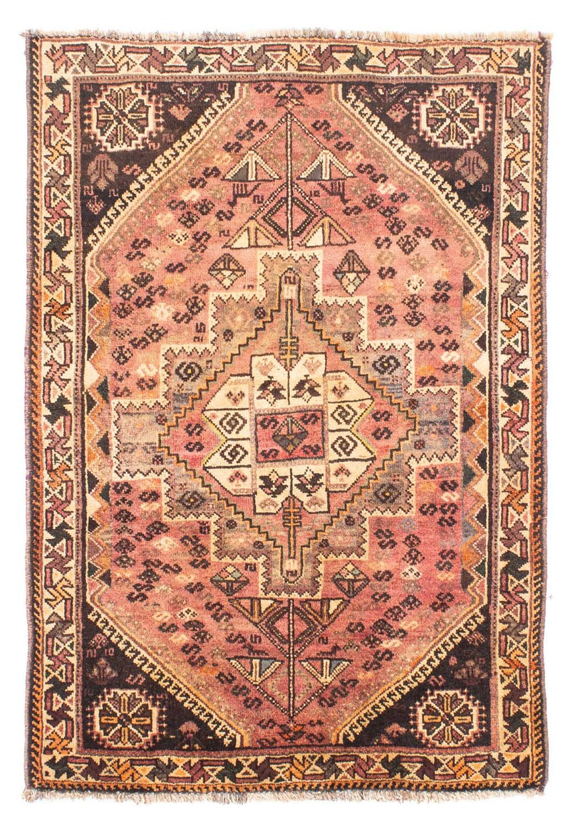 Persisk tæppe - Nomadisk - 161 x 109 cm - lysrød