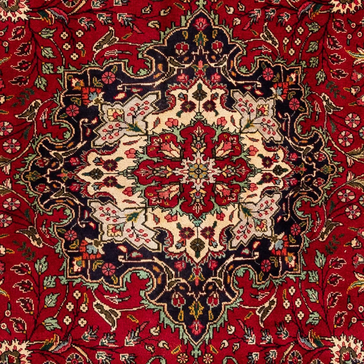 Persisk tæppe - Nomadisk - 308 x 205 cm - mørkerød