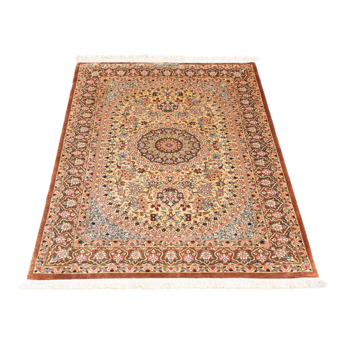 Persisk tæppe - Ghom - 123 x 76 cm - beige