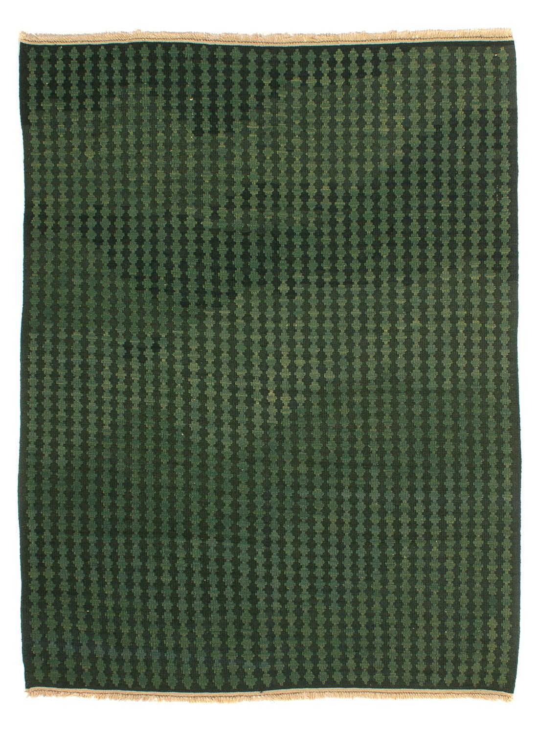 Kelim-tæppe - orientalsk - 209 x 156 cm - mørkeblå