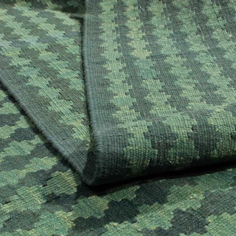 Kelim-tæppe - orientalsk - 209 x 156 cm - mørkeblå