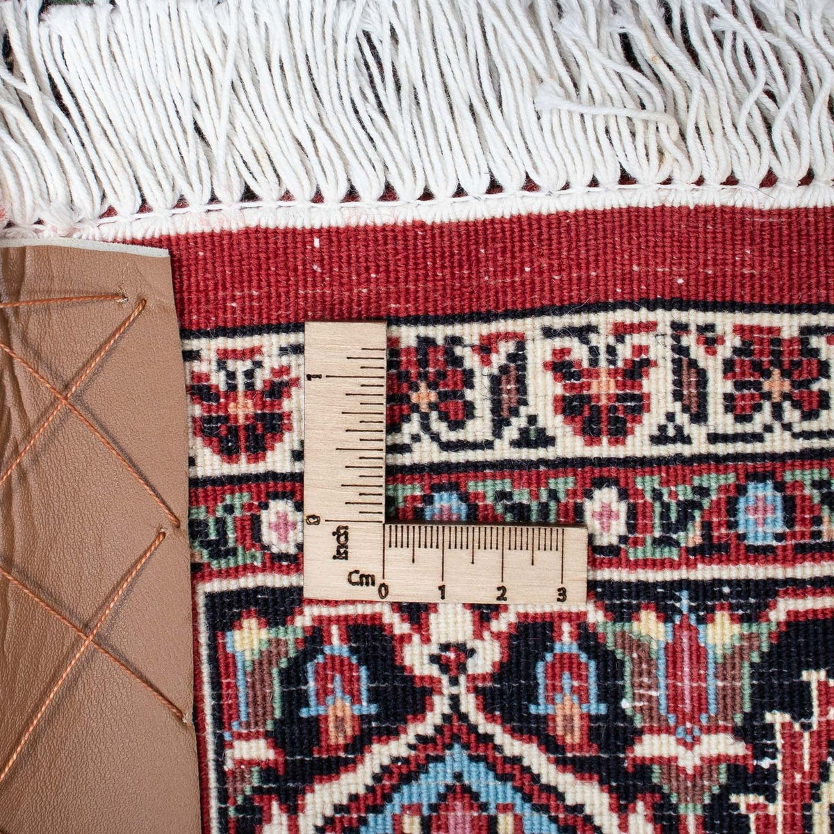 Persisk tæppe - Bijar - 200 x 130 cm - lysrød