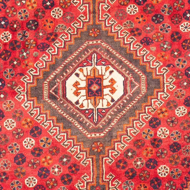 Persisk tæppe - Nomadisk - 159 x 120 cm - mørkerød