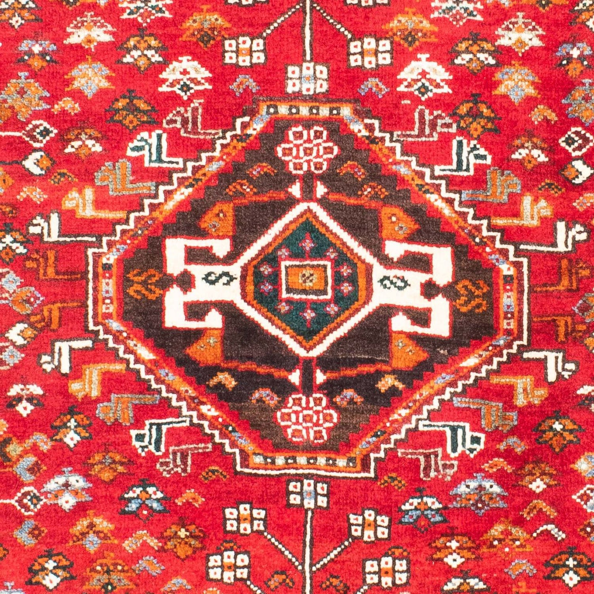 Persisk tæppe - Nomadisk - 155 x 106 cm - rød