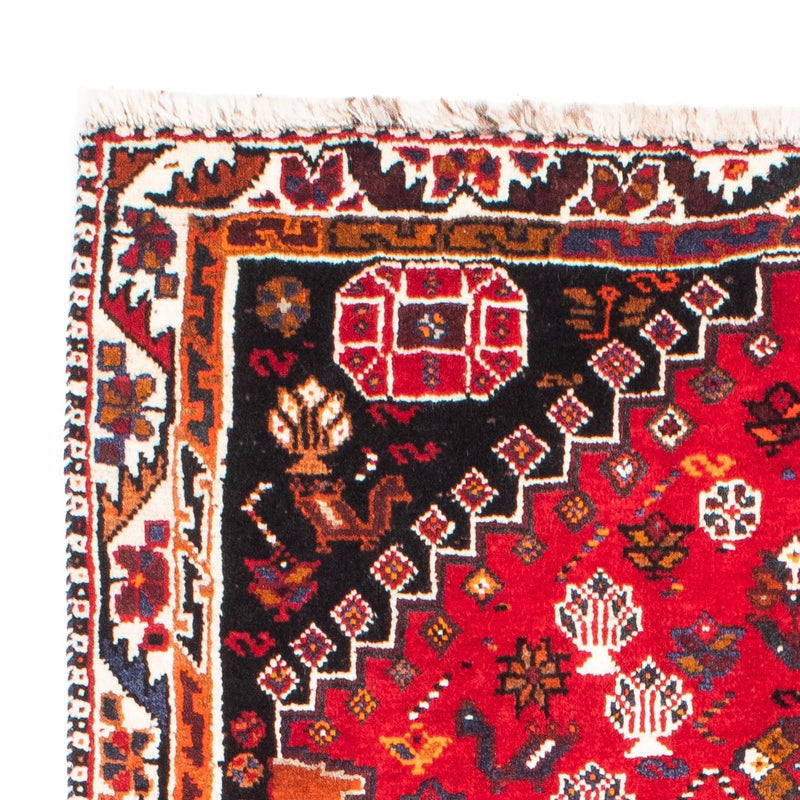 Persisk tæppe - Nomadisk - 168 x 105 cm - mørkerød