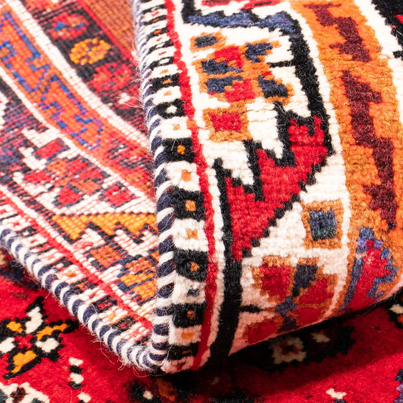 Persisk tæppe - Nomadisk - 168 x 105 cm - mørkerød