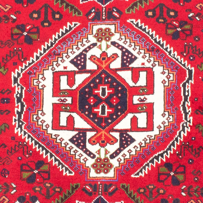 Persisk tæppe - Nomadisk - 158 x 117 cm - mørkerød